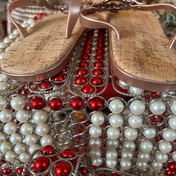 Michael Kors Women’s Rose Gold Sandals 7 - Picture 3 of 4